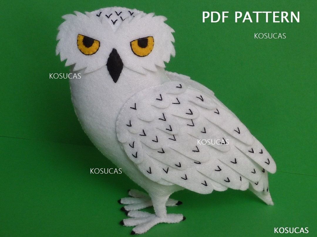 PDF Pattern to Make a Felt Owl. - Etsy