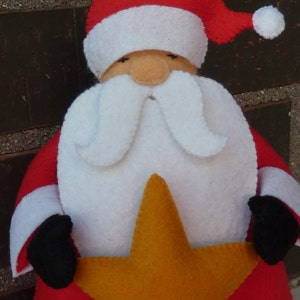 PDF Pattern to Make a Felt Santa Claus. - Etsy