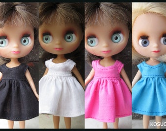 Dresses for Petite Blythe dolls.