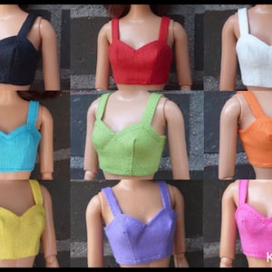 Basic tops for Poppy Parker dolls.