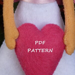 PDF Sewing Pattern to Make Felt Angel. - Etsy