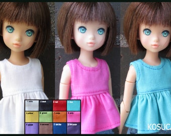 Basic tops for Azone and Ruruko dolls, body pure neemo XS.