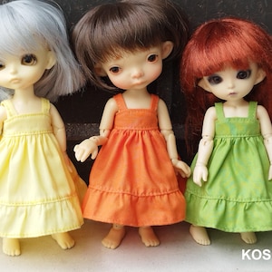 Basic dresses for Lati yellow, Pukifee and Irrealdoll Oli dolls.