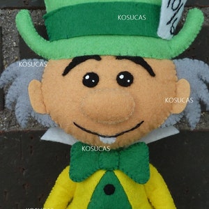 PDF tutorial to make a felt Mad Hatter. image 3