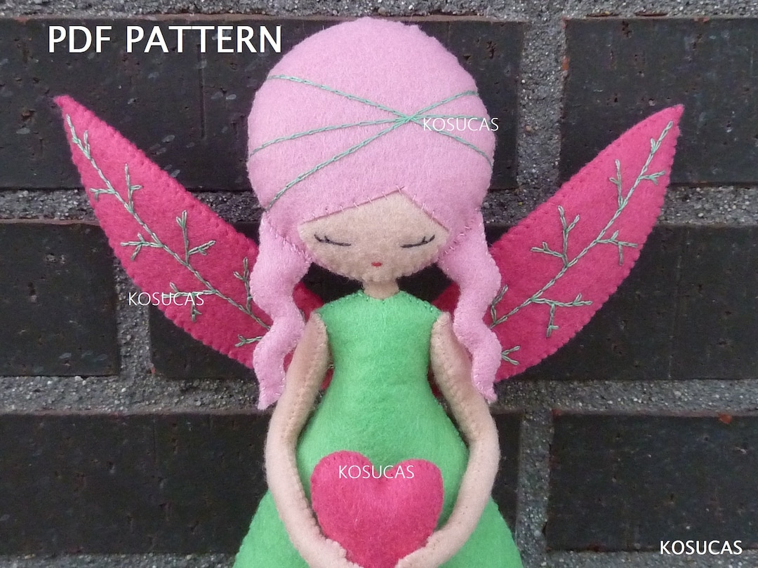 PDF Pattern to Make a Felt Fairy. - Etsy