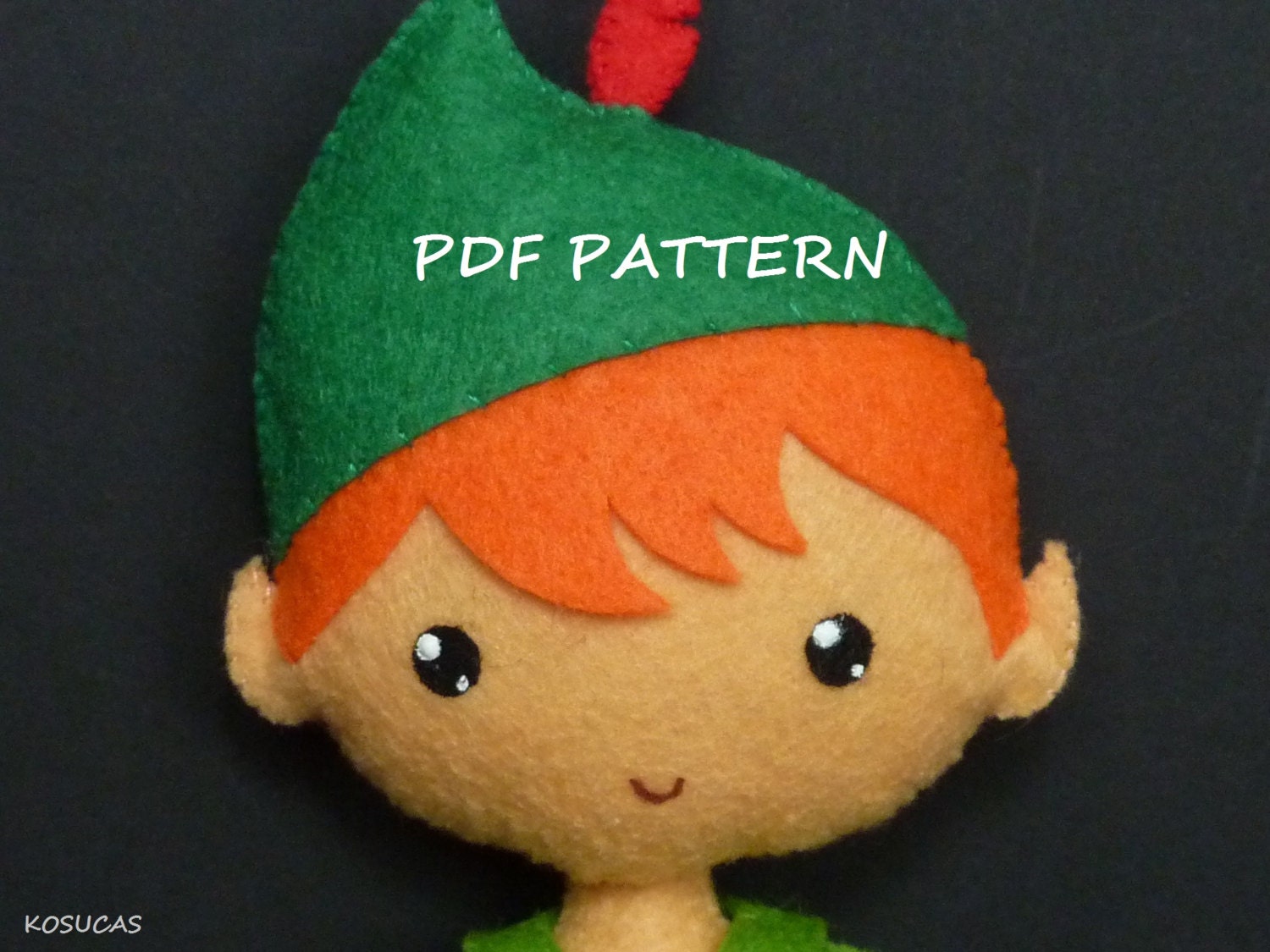 ピーターパン フェルト人形 約15cm ピーター パン Peter Pan 新品 未使用 美品 フェルト 指人形 5点