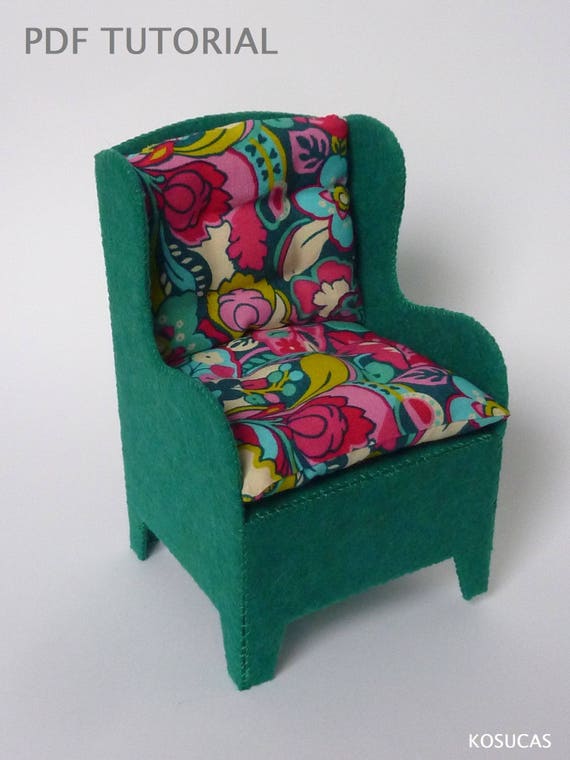PDF Tutorial to Make a Felt Armchair. Etsy