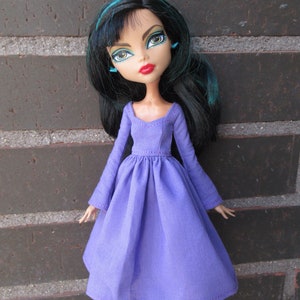 Basic dresses for Monster High dolls. Purple