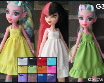 Basic dresses for Monster High dolls. G3.