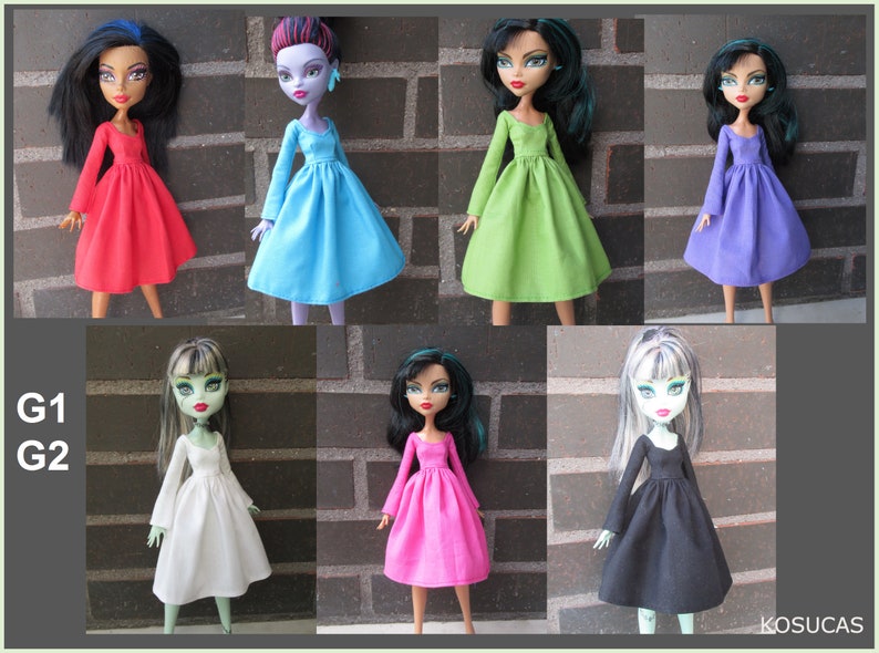 Basic dresses for Monster High dolls. image 1