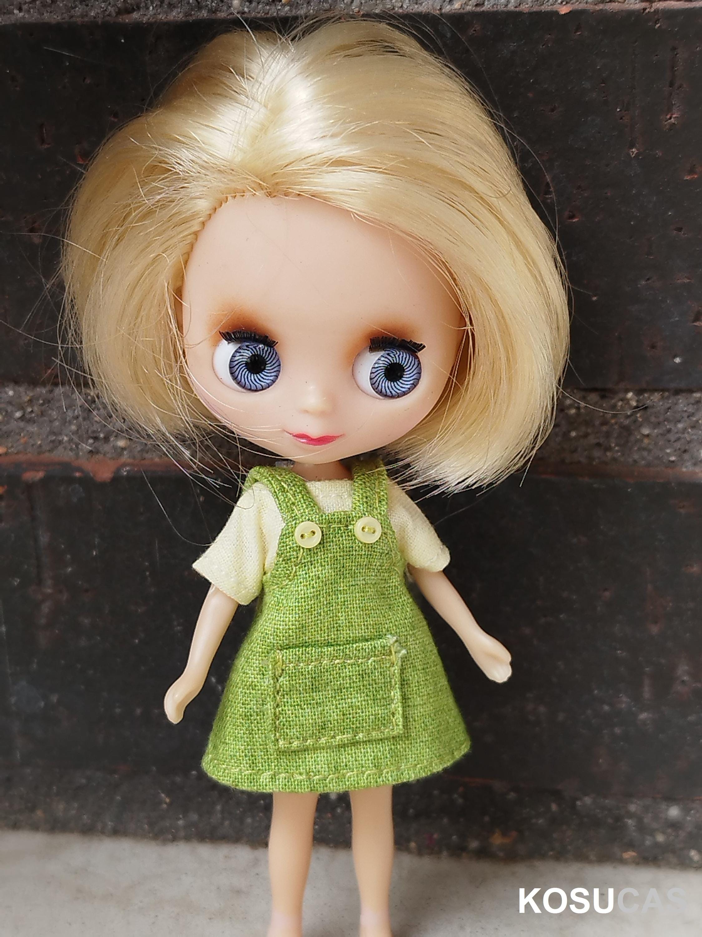 プチブライス ☆ ワンピースセット ☆229 Petit Blythe outfit プチブライスのワンピースなど！ 7点set