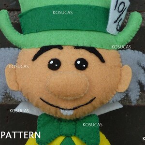 PDF tutorial to make a felt Mad Hatter. image 4