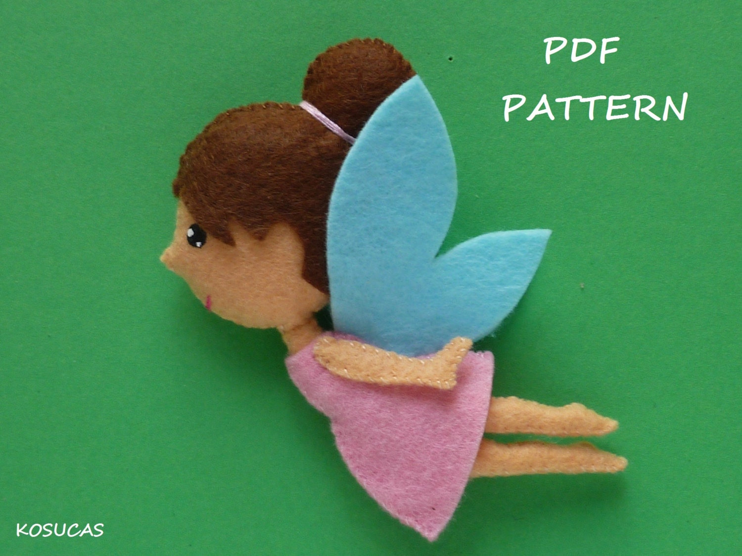 PDF Pattern to Make a Felt Small Fairies. - Etsy