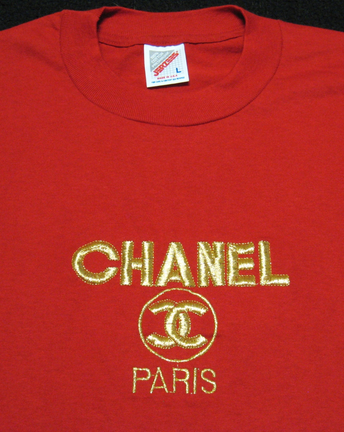 Bootleg Chanel Paris Front Graphic T-shirt