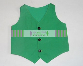 baby green vest