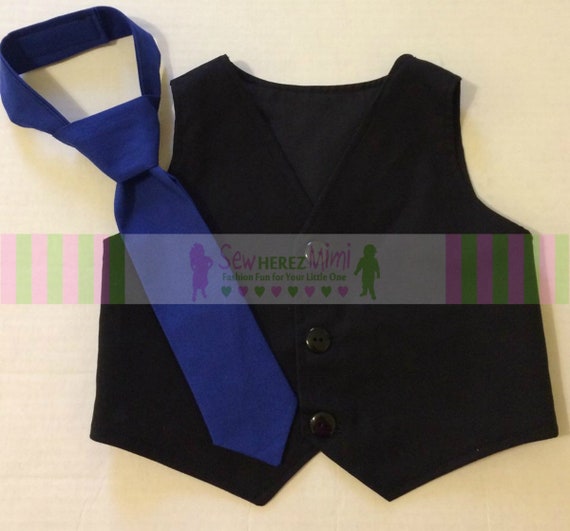 infant black vest