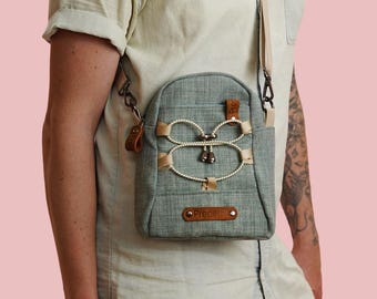 Crossbody Messenger Bag Sewing Pattern (PDF Pattern)