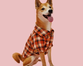 Pet Flannel Shirt Sewing Pattern: Dog & Cat Clothing (PDF Pattern)