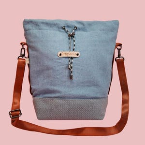 Tote Handbag PDF Sewing Pattern | Pattern Includes 4 Sizes | Shoulder Bag Design with Multiple Pockets