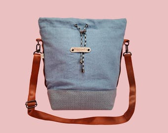 Modello di cucito per borsa a mano: 4 misure, tasche multiple (modello PDF)