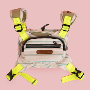 Molde para costura de bolsa de peito para corrida, bolsa para ciclismo (molde em PDF)