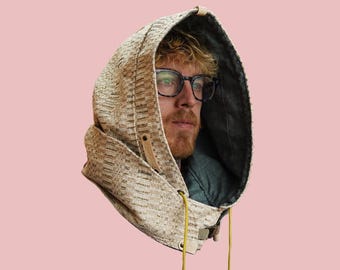 Hooded Scarf Sewing Pattern PDF – Digital Download DIY Winter Accessory