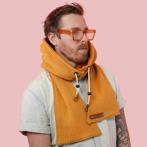 Hooded Scarf Pattern for Winter Season Scarf Sewing Pattern for Hooded Face Cover
