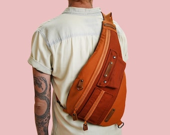 Teardrop Sling Bag Pattern for Daily Essentials Crossbody Shoulder Bag PDF Sewing Template