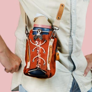 Water Bottle Bag Pattern For Holding Water Bottles and Essentials Sewing Pattern