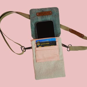 Crossbody Bag Pattern Phone Bag with Wallet Sewing Pattern