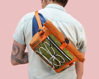 Roll Top Fanny Pack Pattern for Hiking Sewing Pattern