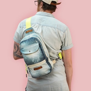 Sling Bag Pattern Messenger Shoulder Bag Sewing Pattern for Daily Essentials