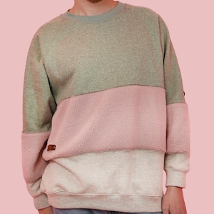 Sweatshirt Pattern Crewneck Raglan Sewing Pattern for Unisex Sweatshirt for Sewing