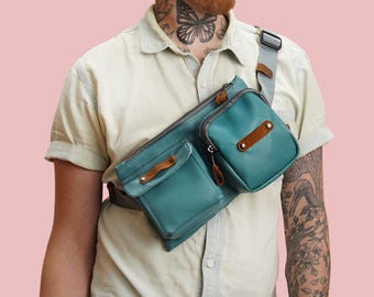 Fanny Pack Pattern Slim Crossbody Bag Sewing Pattern Made for Daily Essentials
