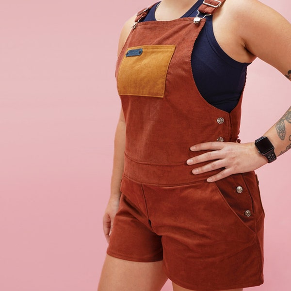 Damen Overall Shorts Schnittmuster (Download)