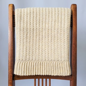 Crochet Pattern: Kindred Blanket, 5 Sizes (PDF Download + Photo and Video Tutorials)