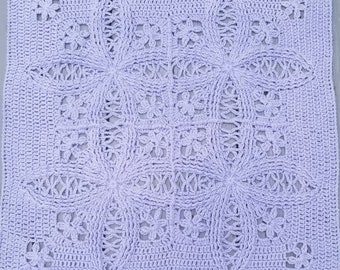 Crochet Pattern: Double Wedding Ring Blanket (PDF Download Photo and  Video Tutorials Charts)