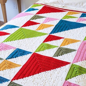 Crochet Pattern: Cozy Calico Blanket (PDF Download + Video Tutorials + Charts)