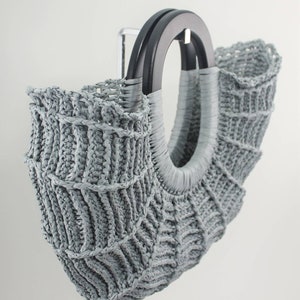 Shell Raffia Small Tote Bag Crochet Pattern Instant Digital - Etsy