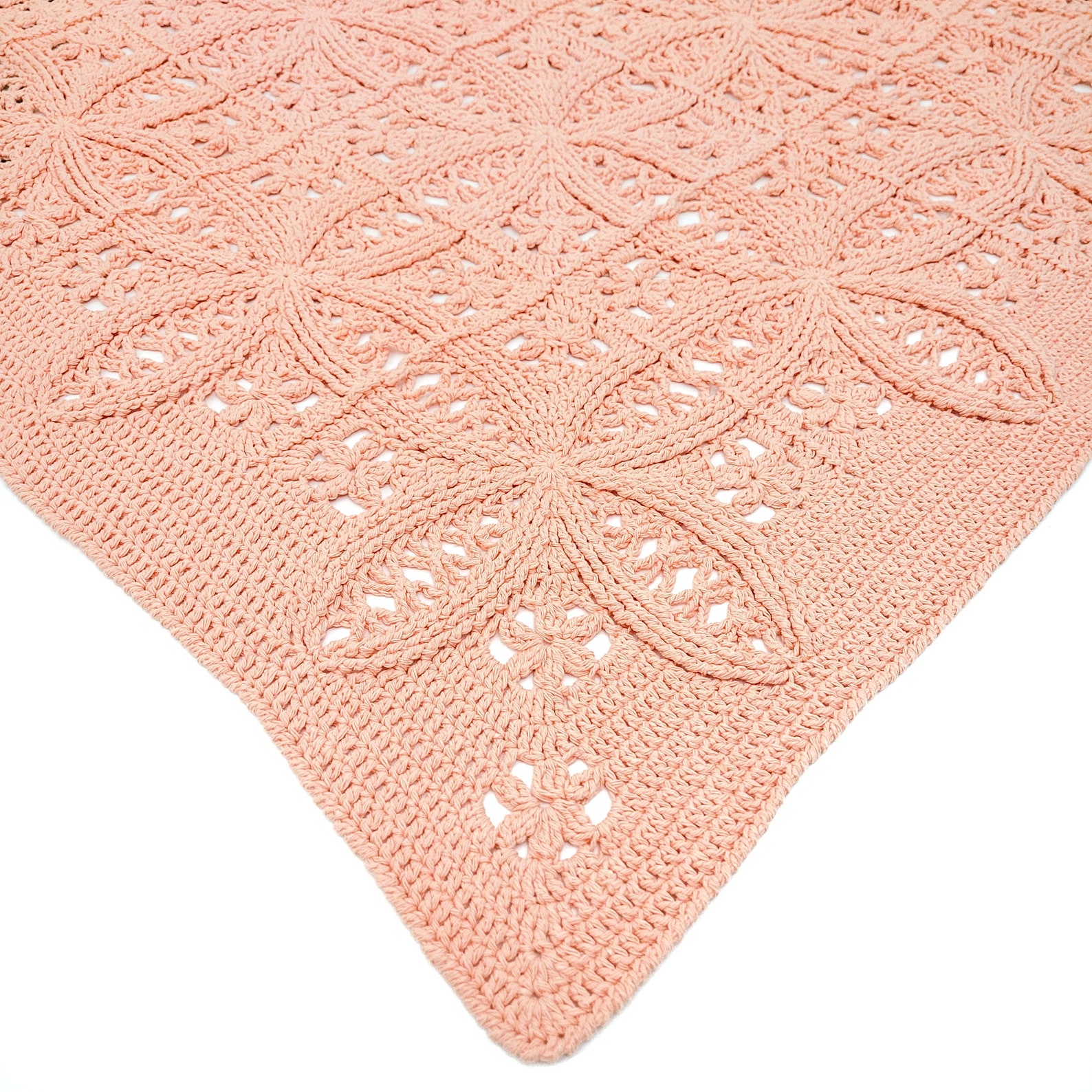 Double Wedding Ring Heirloom Blanket Crochet Pattern Instant Etsy