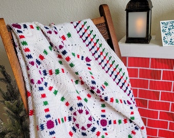 Very Merry Blanket Crochet Pattern | Instant Digital Download