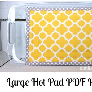 Extra Large Hot Pad PDF Pattern