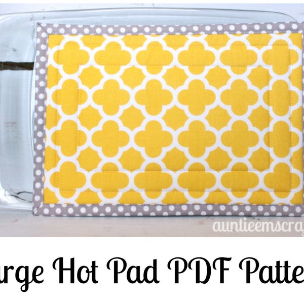 Extra Large Hot Pad PDF Pattern