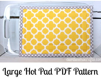 Extra Large Hot Pad PDF Pattern