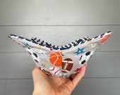 Microwave Bowl Cozy in Sports Fabric