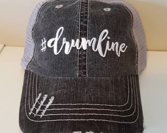 Drumline Embroidered Hat with Choice of Thread Colors