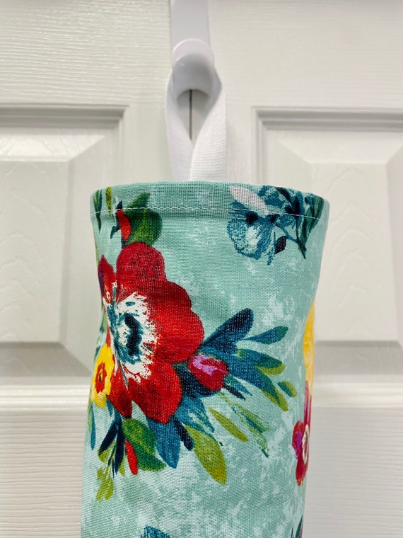 Grocery Bag Holder in Pioneer Woman Sweet Romance Home Decor