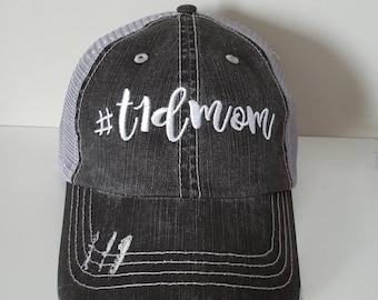 T1D Mom Embroidered Hat with Choice of Thread Color