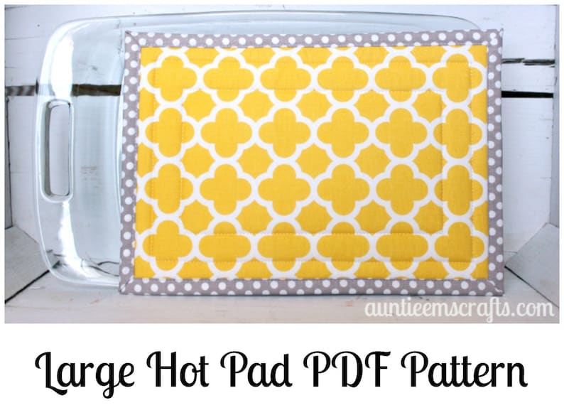 Extra Large Hot Pad PDF Pattern image 1