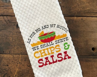 Chips und Salsa Handtuch